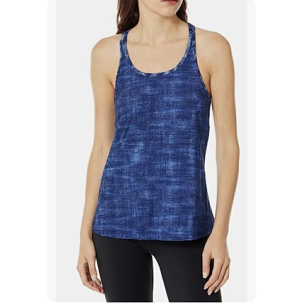 NWT TYR Maui Taylor Tankini Tank Razor Back Swim Denim Color Size Small (4/6)